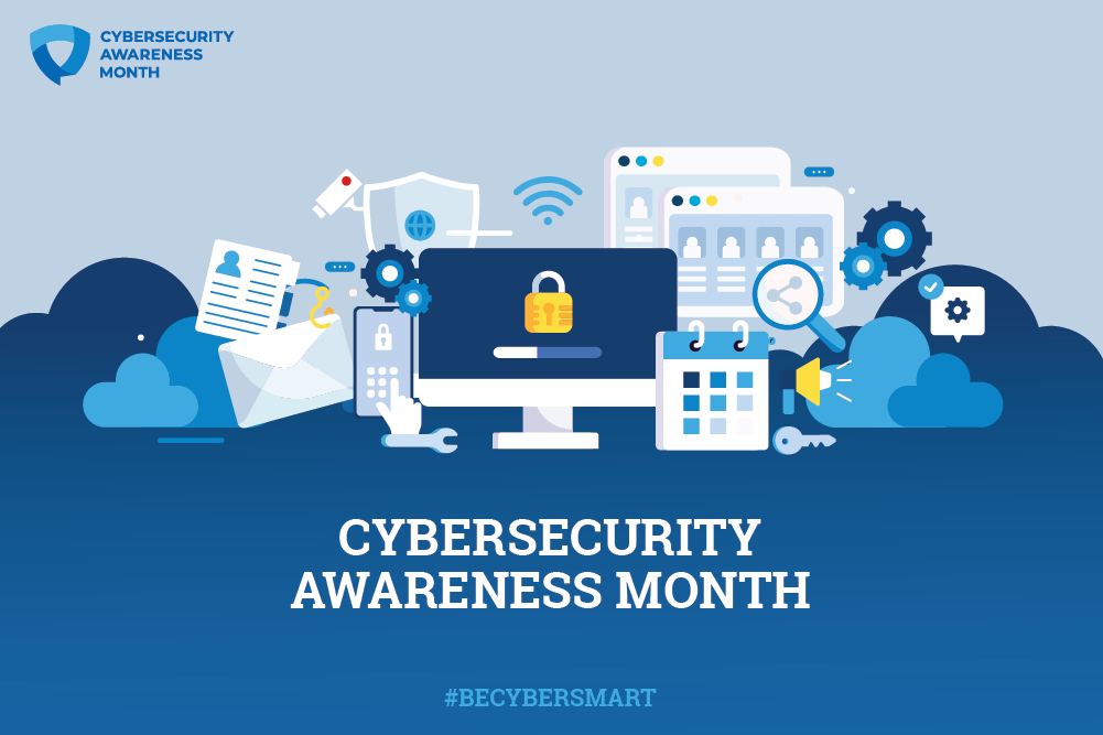 Cybersecurity Awareness Month illustration