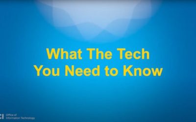 “What the Tech” Series Shares Online Resources with Students
