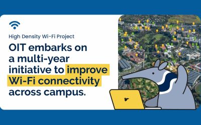 OIT Embarks on a Multi-Year Initiative to Improve Wi-Fi Connectivity Across Campus.