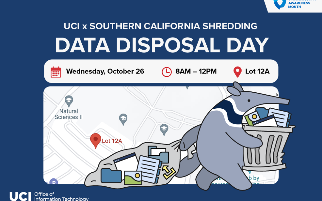 Data Disposal Day On Campus: Wednesday, October 26
